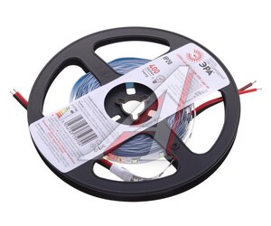 Изображение 1, LS2835 -4,8-60-12-6500K-IP20 Лента светодиодная гибкая 4.8W 5м IP20 12V холодный белый ЭРА