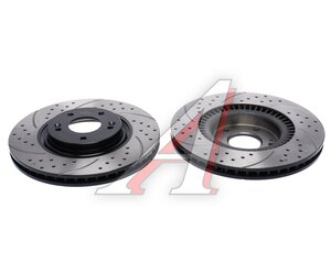 Изображение 1, BDF075 Диск тормозной HYUNDAI Sonata (15-) KIA Optima (15-) передний перфорированный комплект TAYGA
