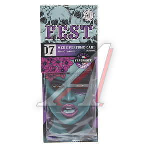 Изображение 1, 23428 Ароматизатор подвесной пластина (Azzaro-Wanted) Fest AURA FRESH