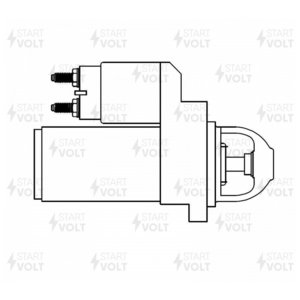 Изображение 6, LST 0838 Стартер HYUNDAI Santa Fe (09-) STARTVOLT