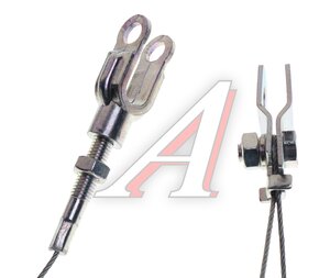 Изображение 2, 551639-1108580 Трос акселератора МАЗ в сборе L=2985/2970 (АШ)
