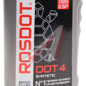 Изображение 2, 430101Н02 Жидкость тормозная DOT-4 455г ROSDOT