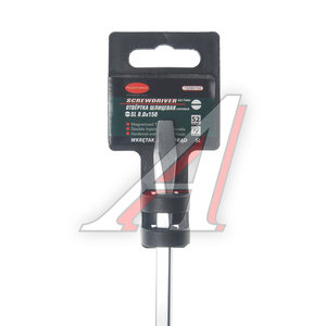 Изображение 2, RF-70280150 Отвертка шлицевая SL 8.0х150мм силовая (сталь CrV) ROCKFORCE
