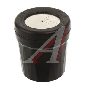 Изображение 1, GL-636 Пепельница в автомобиль с раздвижной крышкой черно-серая