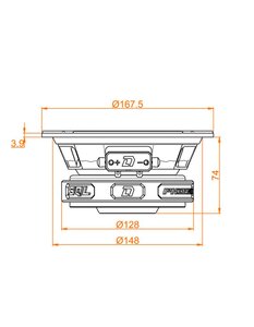 Изображение 8, Phoenix SQL165 Колонки среднечастоные 6" (16см) 150Вт DL AUDIO