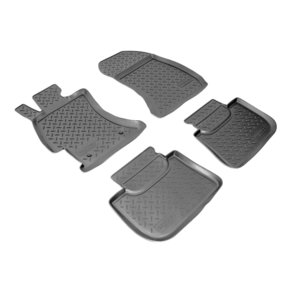 Изображение 1, NPL-Po-84-80 Коврик салона SUBARU XV (12-) полиуретан 4шт. NORPLAST