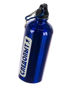 Изображение 1, PF-BD-A600 Бутылка с алюминиевым карабином 600мл СЛЕДОПЫТ