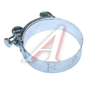 Изображение 1, W1-74-79-S Хомут силовой d=074-079 (76) оцинкованная сталь W1 TECHNIK