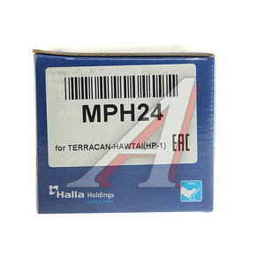 Изображение 4, MPH24 Колодки тормозные HYUNDAI Terracan (01-) передние (4шт.) MANDO