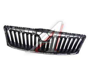 Изображение 2, 1Z0853668A9B9 Решетка радиатора SKODA Octavia (09-) черная OE