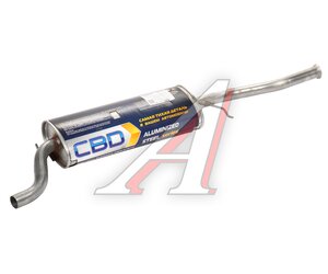 Изображение 2, GAL001 Глушитель ВАЗ-1117, 1118 (04-13) нержавеющая сталь CBD