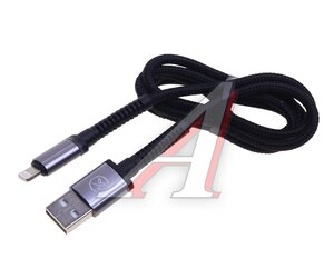 Изображение 1, NB215 Black Кабель iPhone (5-) 2.4A 1м черный XO