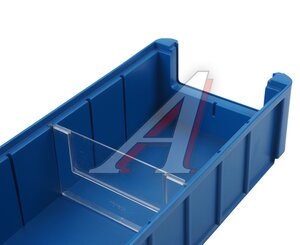 Изображение 3, 417054 Лоток полочный 500х117х90мм с 2-мя разделителями синий IPLAST