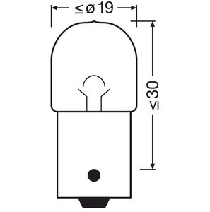 Изображение 7, 5637 Лампа 24V R10W BA15s OSRAM