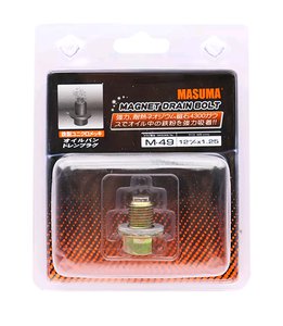 Изображение 6, M-49 Пробка сливная TOYOTA (дв.1ZZ, 1NZ, 2NZ, 2AZ, 1MZ, 3S) картера масляного 12х1.25мм (с магнитом) MASUMA