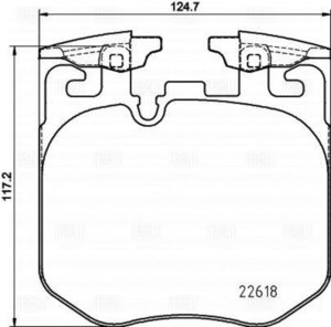 Изображение 1, PF4213 Колодки тормозные BMW X5 (G05) передние (4шт.) TRIALLI