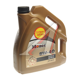 Изображение 1, 4606109 Масло моторное SN/CF 5W40 синт.4л MOZER