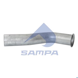 Изображение 2, 021.299 Труба выхлопная глушителя MAN TGA передняя SAMPA
