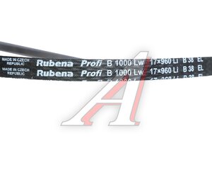 Изображение 2, B-1000Lw Ремень клиновой 14х13х1000 RUBENA