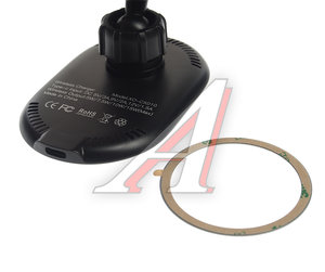 Изображение 3, CX010 Black Держатель телефона с беспроводной зарядкой черный XO