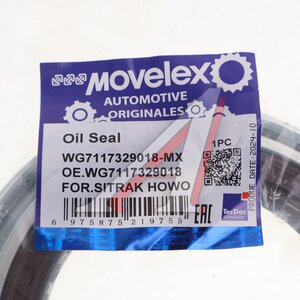 Изображение 3, WG7117329018-MX Сальник SITRAK HOWO хвостовика редуктора (85х105х18/150) (мост MCY13) MOVELEX