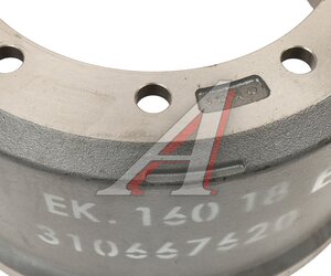Изображение 4, EK16018 Барабан тормозной BPW полуприцепа (420х180х226) (1шт.) EKER