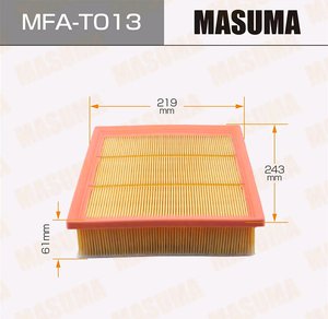 Изображение 2, MFA-T013 Фильтр воздушный TOYOTA Camry (11-) (3.5) MASUMA