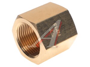 Изображение 1, D1.F22x1,5 Соединитель переходник М22х1.5 (внутренняя резьба) с кольцом латунь SEVEN TRUCKS