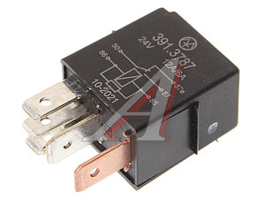 Изображение 1, 391.3787 Реле электромагнитное 24V 5-ти контактное 12/6А переключающее с резистором ЭНЕРГОМАШ