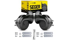 Изображение 1, 60BO12.100.02K Сигнал звуковой 12V 410/510Hz 118дБ комплект 2шт. SEGER