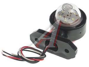 Изображение 2, AF19-09LED Фонарь габаритный красный/белый 24V стойка малая
