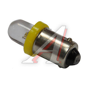 Изображение 1, ME-0406Y Лампа светодиодная 12V T4W BA9s Round Yellow MEGA ELECTRIC