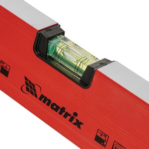 Изображение 3, 34710 Уровень строительный 1000мм 3 глазка усиленный с магнитом MATRIX