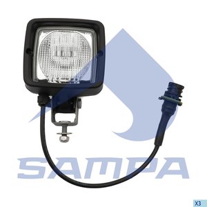 Изображение 1, 037.311 Фонарь рабочего света VOLVO FH, FM (H3-70W) SAMPA