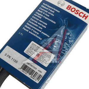 Изображение 3, 1987947928 Ремень приводной поликлиновой 5PK1155 BOSCH