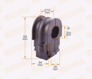 Изображение 2, MP-1083 Втулка стабилизатора NISSAN Qashqai (J10E) переднего MASUMA