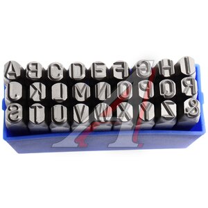 Изображение 2, JTC-7249 Клейма буквенные латиница 8мм (HRC 60+-2° DIN 1451) JTC