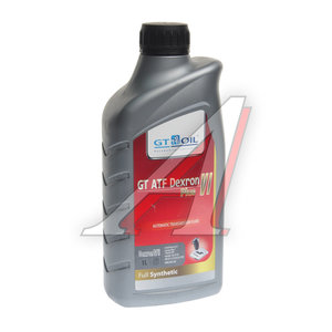 Изображение 1, 8809059408513 Масло трансмиссионное GT ATF Dexron VI Plus синт.1л GT OIL