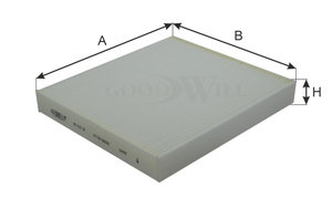 Изображение 3, AG633CF Фильтр воздушный салона HYUNDAI Santa Fe (18-) GOODWILL