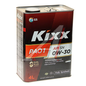 Изображение 1, L208144TE1 Масло моторное PAO1 A5/B5 0W30 синт.4л KIXX