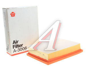 Изображение 2, A3006 Фильтр воздушный MITSUBISHI Pajero (88-90) JS ASAKASHI