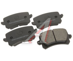 Изображение 1, NSPRS7N38 Колодки тормозные JAC S7 задние (керамика) (4шт.) NSP