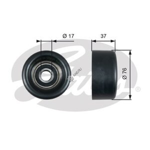 Изображение 5, T38028 Ролик приводного ремня HONDA Accord (2.4) натяжителя GATES