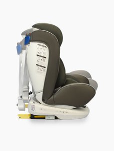 Изображение 5, 4690624035449 Автокресло детское 0-36кг (0+I-ll-IlI) 0-12лет dark green UNIX Isofix HAPPY BABY