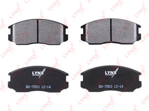 Изображение 2, BD7553 Колодки тормозные TOYOTA Rush (06-) передние (4шт.) LYNX