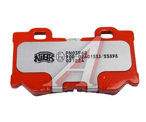 Колодки тормозные INFINITI FX35 (08-) задние (4шт.) NIBK, D4060-JL00K,
                                                          фото 4 Изображение 4, PN0396S Колодки тормозные INFINITI FX35 (08-) задние (4шт.) NIBK