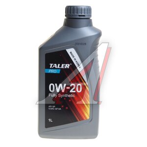 Изображение 3, 700122 Масло моторное PRO SP/GF-6 0W20 синт.1л TALER