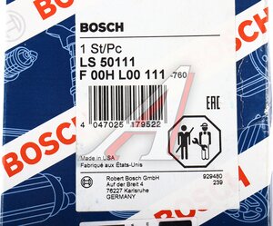Изображение 5, F00HL00111 Датчик кислорода CHEVROLET Tahoe (00-06) BOSCH