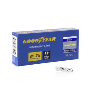 Изображение 1, GY015201 Лампа 12V W1.2W W2x4.6d коробка (10шт.) GOODYEAR