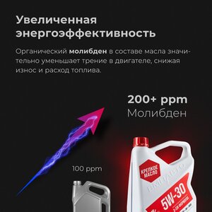 Изображение 6, 9212 Масло моторное ВМП-АВТО 3-SN A3/B4 5W30 синт. 4л